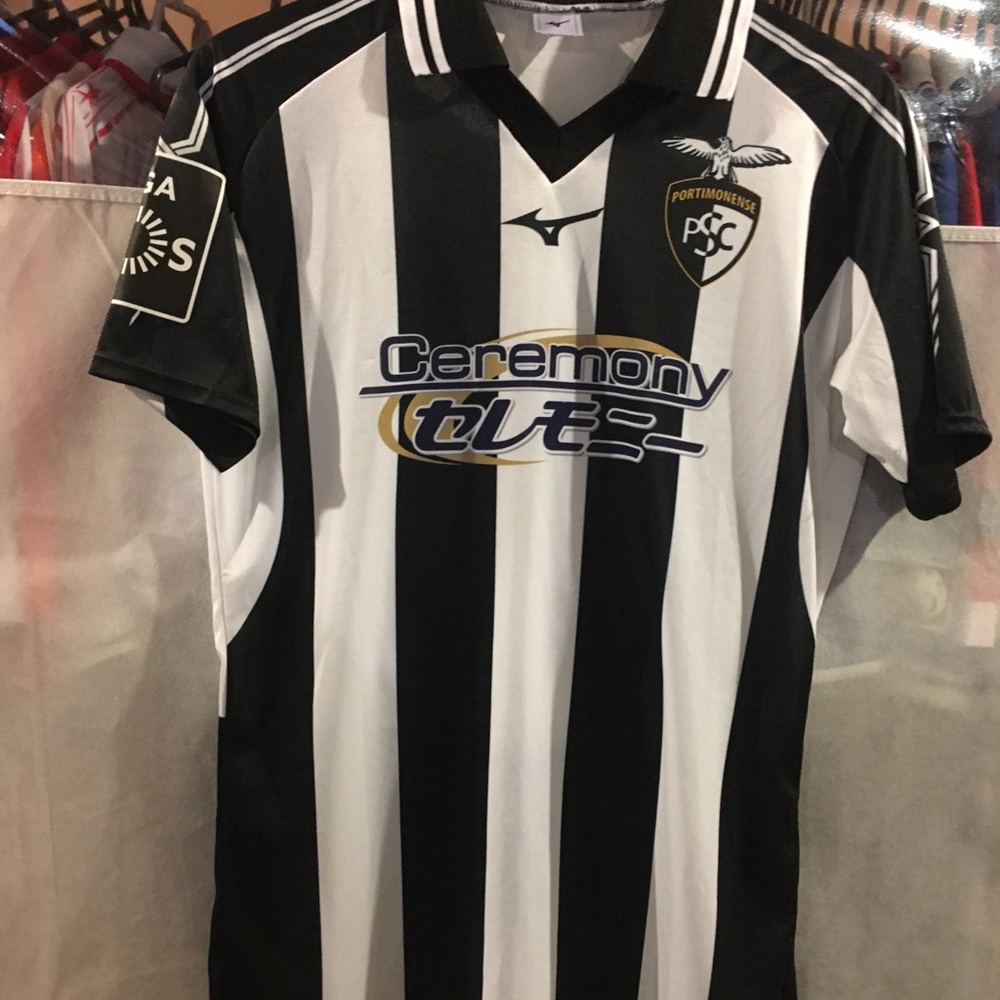 Match worn Portimonense SC Liga NOS Portugal jersey.